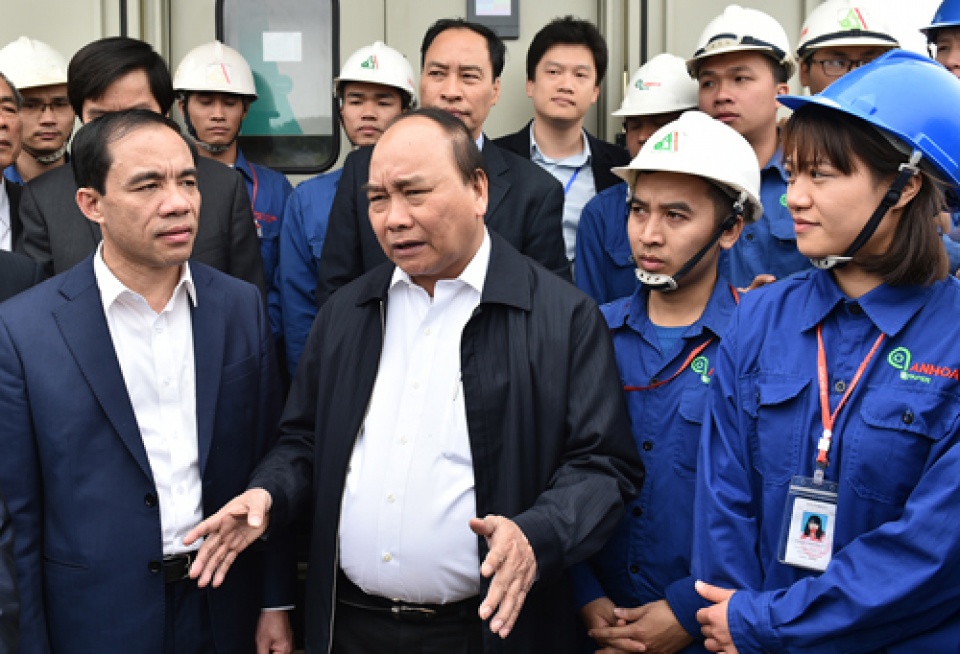 thu tuong luu y nha may giay o tuyen quang giu gin nguon nuoc song lo