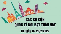 Dự kiến các sự kiện quốc tế nổi bật tuần từ ngày 14-20/2/2022