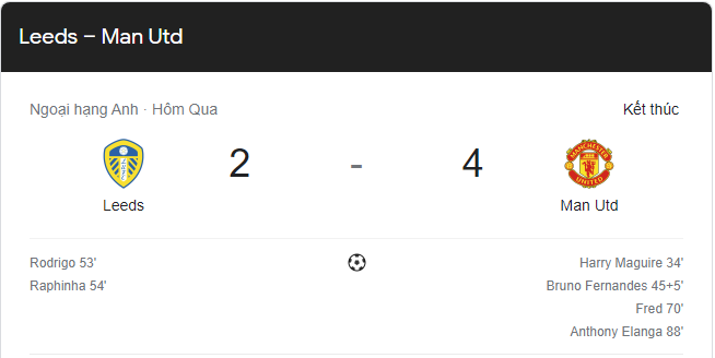 Link xem trực tiếp Leeds vs MU (21h ngày 20/2) vòng 26 Ngoại hạng Anh
