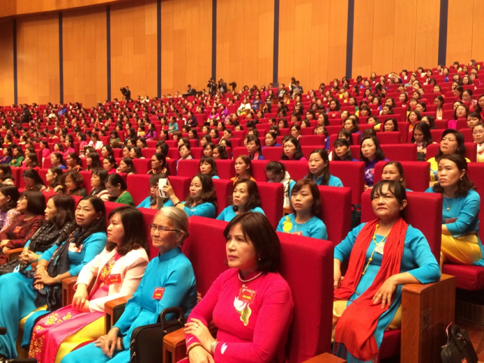 Khai mạc Đại hội đại biểu phụ nữ toàn quốc lần thứ XII khai mac dai hoi dai bieu phu nu toan quoc lan thu xii