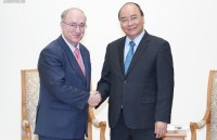 Thủ tướng Nguyễn Xuân Phúc tiếp Chủ tịch Tổ chức Hỗ trợ đại học thế giới Đức