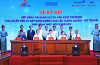 VietinBank giải ngân món vay đầu tiên dự án Trung Lương - Mỹ Thuận