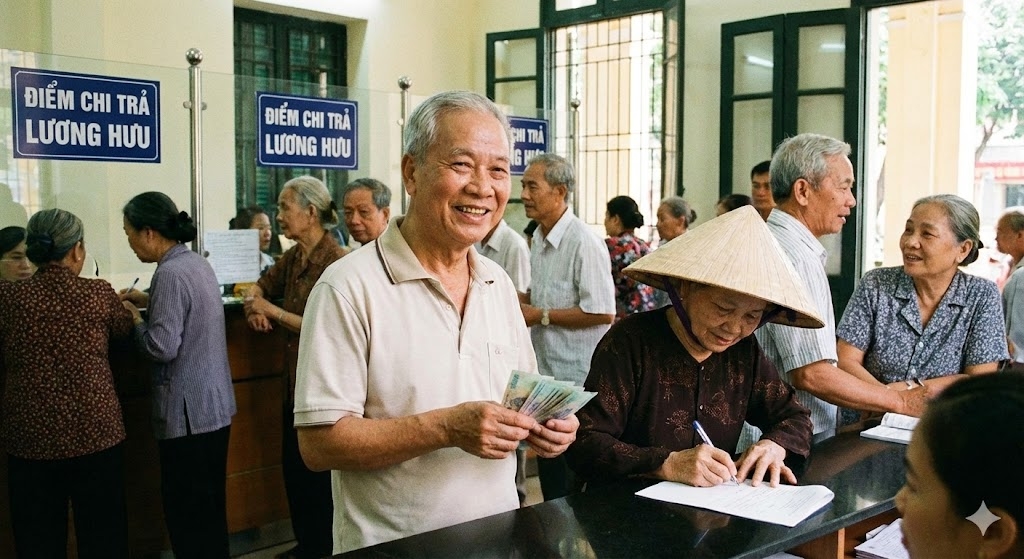 Lịch chi trả lương hưu tháng 4/2026: Thời gian và hình thức nhận