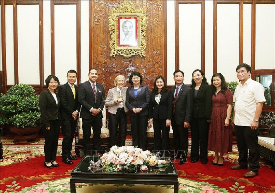 pho chu tich nuoc dang thi ngoc thinh tiep chu tich to chuc operation smile