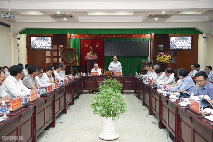 Thủ tướng Nguyễn Xuân Phúc làm việc với lãnh đạo tỉnh Sóc Trăng