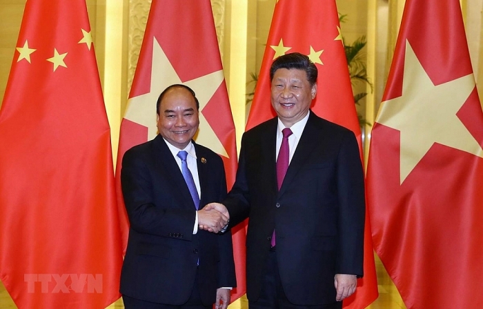 Thủ tướng Nguyễn Xuân Phúc hội kiến Chủ tịch Trung Quốc Tập Cận Bình thu tuong nguyen xuan phuc hoi kien chu tich trung quoc tap can binh