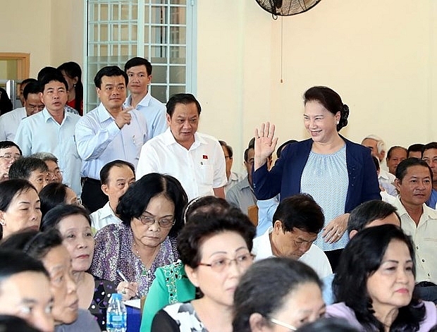 chu tich quoc hoi nguyen thi kim ngan tiep xuc cu tri tai thanh pho can tho