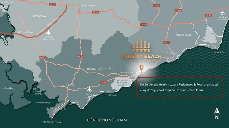 Venezia Beach Bình Châu - Điểm đến đầu tư lợi luận lớn cho giới thượng lưu Venezia Beach Bình Châu - Điểm đến đầu tư lợi luận lớn cho giới thượng lưu