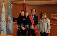 Chính phủ Argentina trao tặng huân chương cho Đại sứ Việt Nam