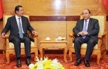 Thủ tướng tiếp lãnh đạo Campuchia và Lào sang dự Quốc tang nguyên Chủ tịch nước Lê Đức Anh