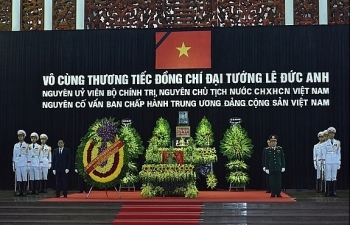 Cử hành trọng thể Lễ Quốc tang nguyên Chủ tịch nước Lê Đức Anh