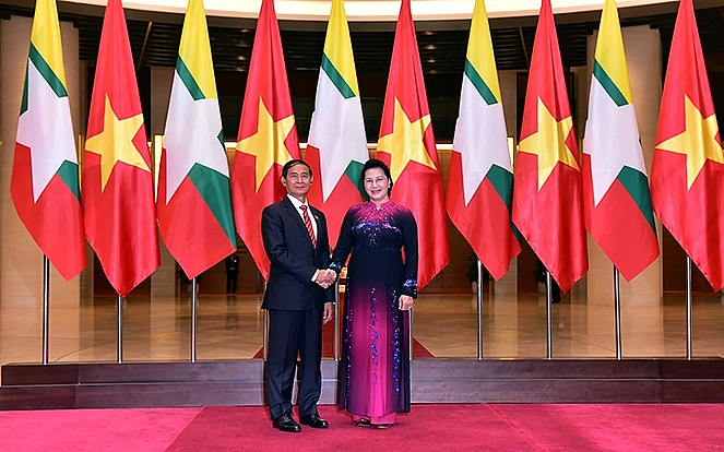 chu tich quoc hoi nguyen thi kim ngan hoi kien tong thong myanmar 94003