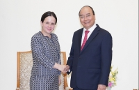 Thủ tướng Nguyễn Xuân Phúc tiếp Quốc vụ khanh Bộ Ngoại giao Romania