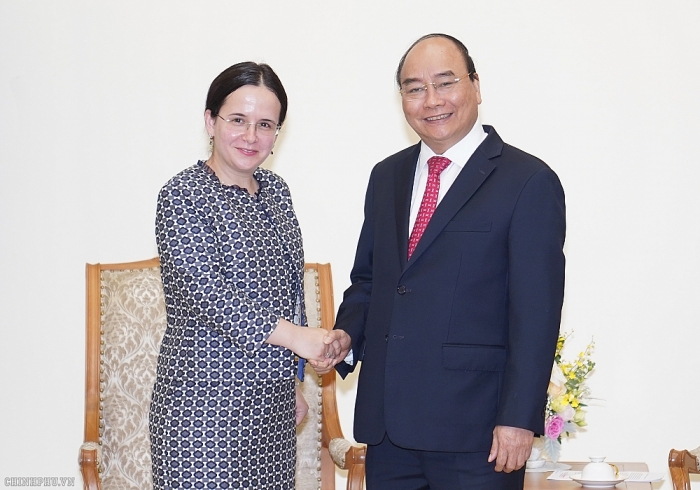 thu tuong nguyen xuan phuc tiep quoc vu khanh bo ngoai giao romania