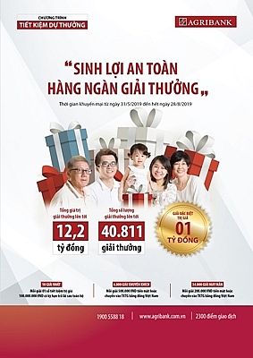 agribank trien khai chuong trinh sinh loi an toan hang ngan giai thuong