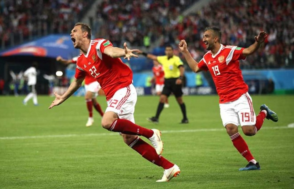 Hạ gục Ai Cập, Nga nắm chắc vé vào vòng 1/8 World Cup 2018