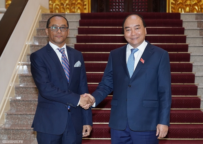thu tuong nguyen xuan phuc tiep bo truong ngoai giao va hop tac timor leste