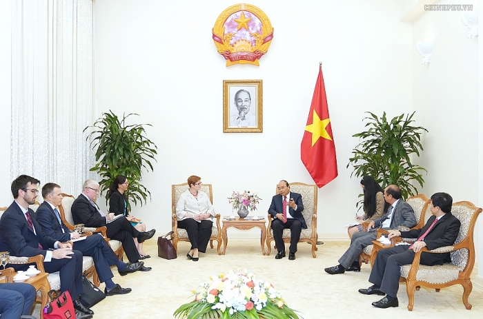 thu tuong nguyen xuan phuc tiep bo truong ngoai giao australia