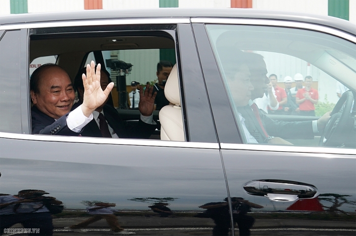 thu tuong nguyen xuan phuc du le khanh thanh nha may san xuat o to vinfast