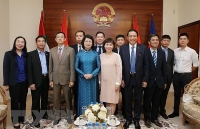 Phó Chủ tịch nước Đặng Thị Ngọc Thịnh thăm Đại sứ quán Việt Nam tại UAE