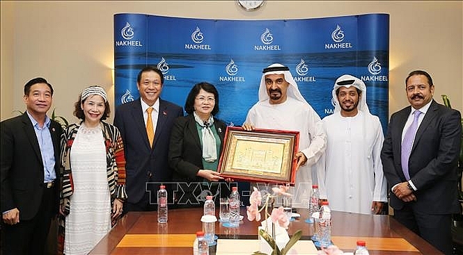 pho chu tich nuoc dang thi ngoc thinh lam viec voi lanh dao tap doan nakheel mimitless