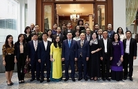 pho thu tuong vuong dinh hue hoi kien voi thu tuong va chu tich quoc hoi han quoc