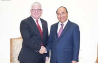 Thủ tướng Nguyễn Xuân Phúc tiếp Đại sứ Australia Craig Chittick