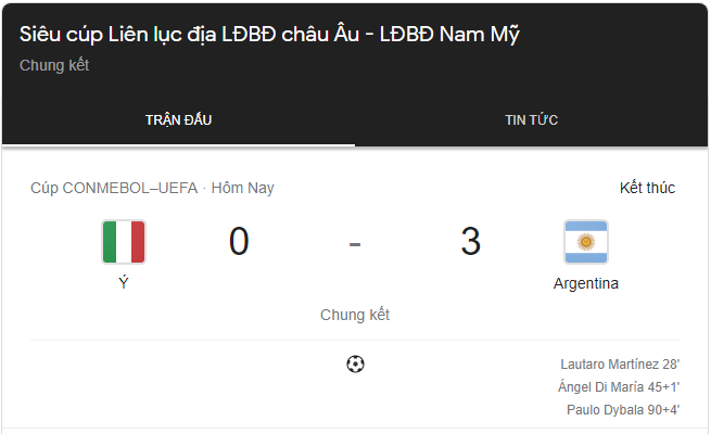 Link xem trực tiếp Argentina vs Italy (1h45 ngày 2/6) siêu cúp liên lục địa Link xem trực tiếp Argentina vs Italy (1h45 ngày 2/6) siêu cúp liên lục địa