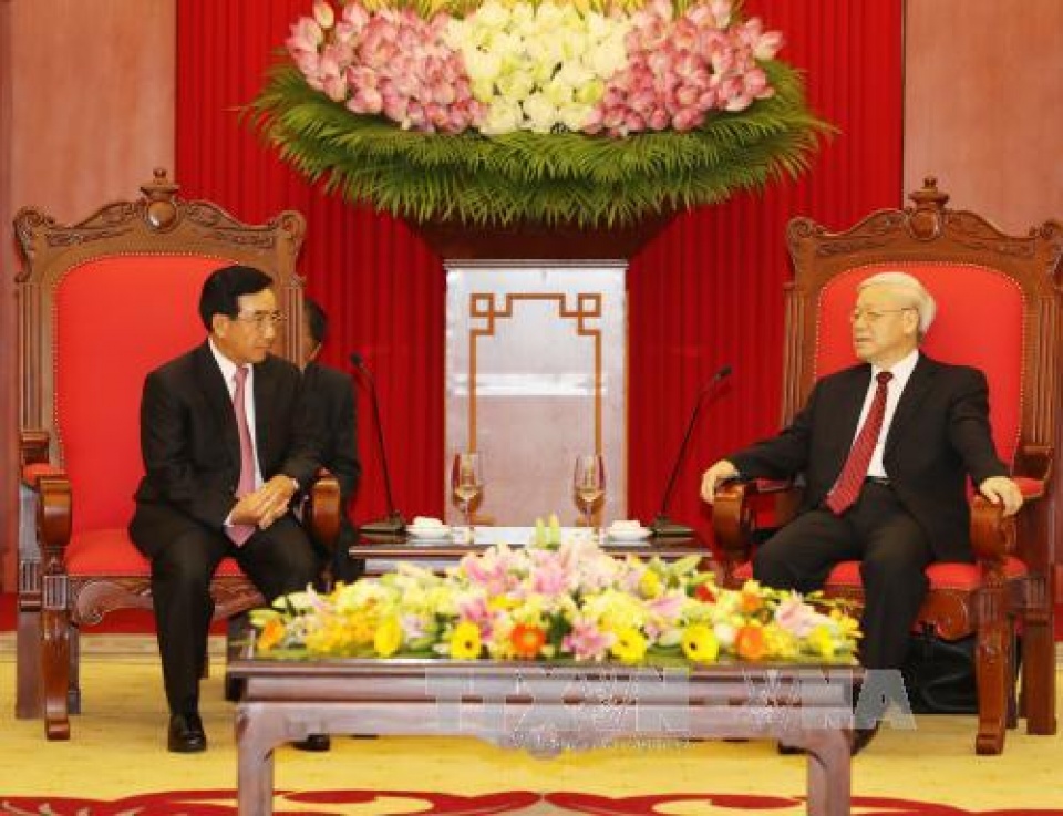 tong bi thu tiep doan dai bieu cap cao dang nha nuoc lao