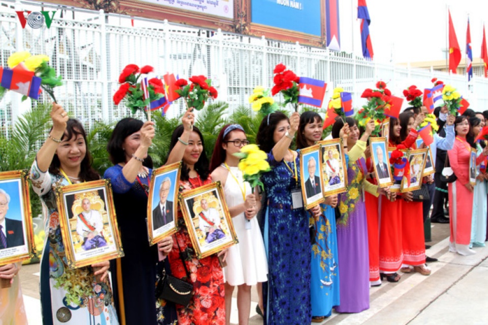 Lễ đón chính thức Tổng Bí thư Nguyễn Phú Trọng tại Campuchia le don chinh thuc tong bi thu nguyen phu trong tai campuchia