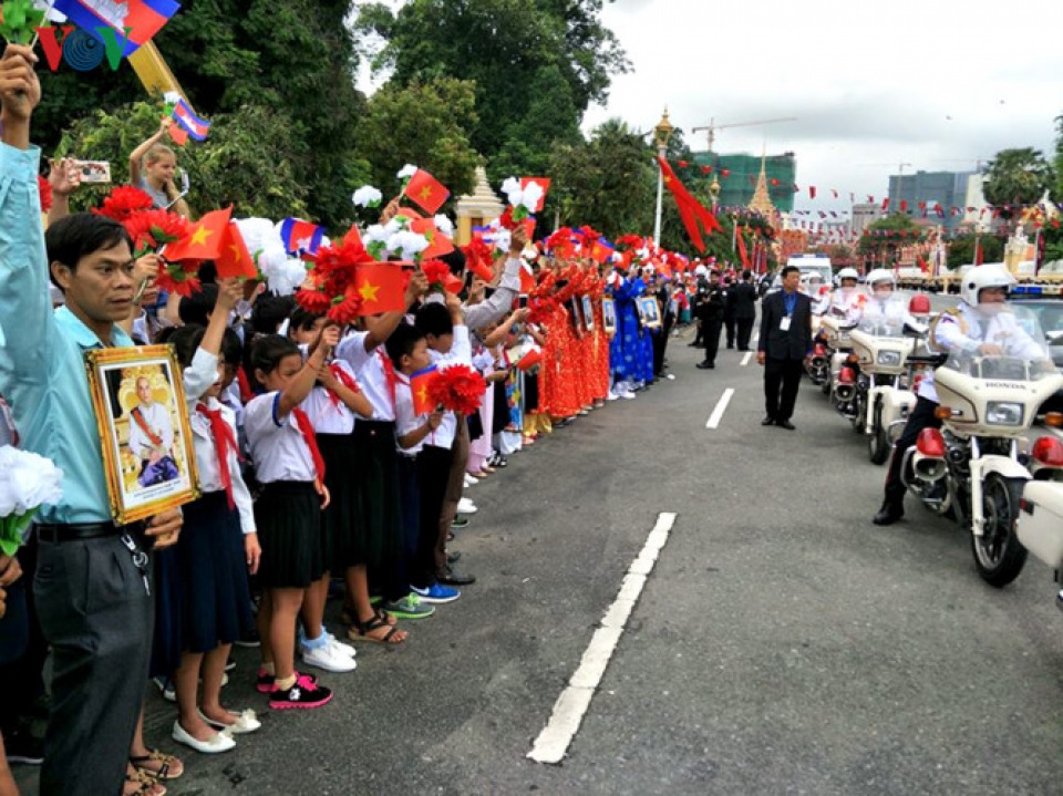 Lễ đón chính thức Tổng Bí thư Nguyễn Phú Trọng tại Campuchia le don chinh thuc tong bi thu nguyen phu trong tai campuchia