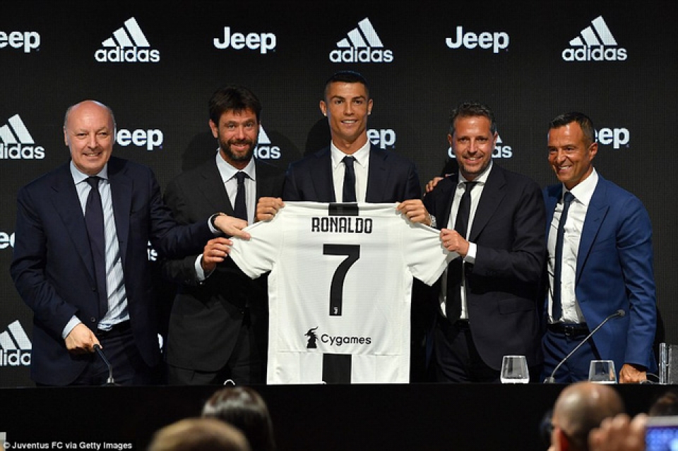 cristiano ronaldo chinh thuc ra mat clb juventus