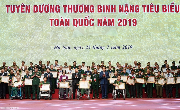 thu tuong du gap mat tuyen duong thuong binh nang tieu bieu toan quoc 2019
