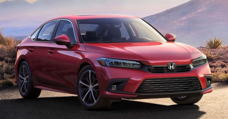 Honda Civic 2022 sắp ra mắt thị trường Thái Lan