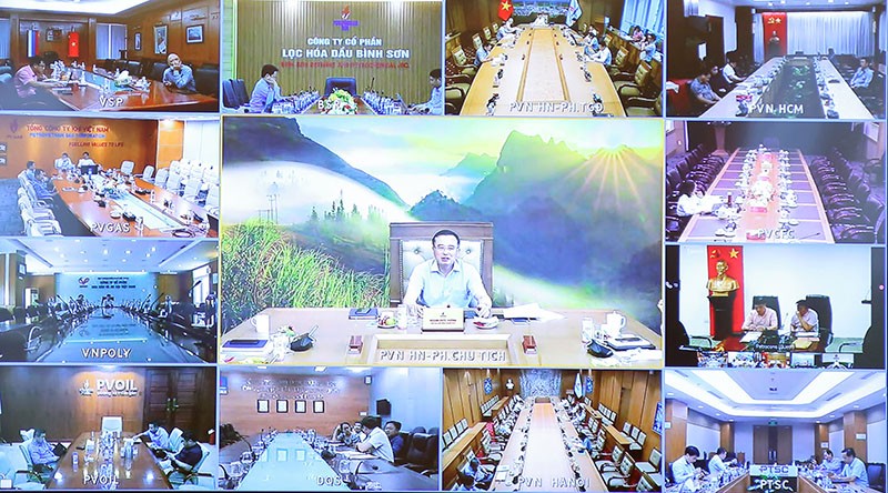 Các điểm cầu trực tuyến.