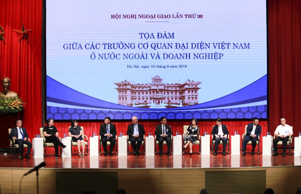 (Trực tuyến): Tọa đàm giữa các Trưởng CQĐD Việt Nam ở nước ngoài và Doanh nghiệp truc tuyen toa dam giua cac truong cqdd viet nam o nuoc ngoai va doanh nghiep