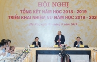 Thủ tướng Nguyễn Xuân Phúc dự Hội nghị tổng kết năm học của ngành giáo dục