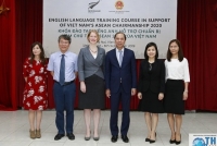 Khai giảng khóa nâng cao tiếng anh phục vụ asean 2020 do new zealand tài trợ
