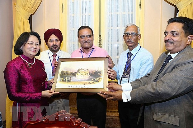 pho chu tich nuoc dang thi ngoc thinh tiep doan dai bieu nhan dan an do