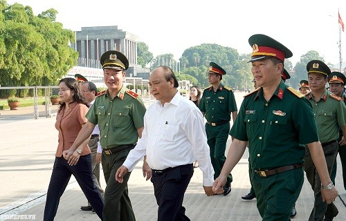 thu tuong kiem tra ket qua cong tac tu bo dinh ky lang chu tich ho chi minh