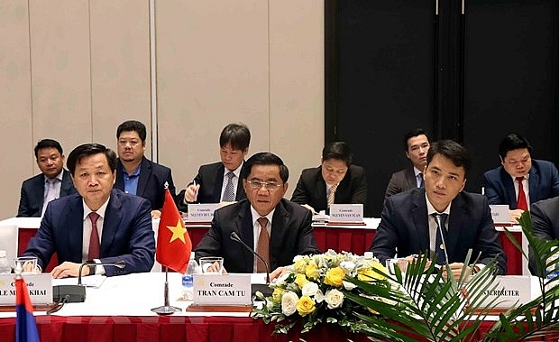 viet nam lao trao doi kinh nghiem quy trong cong tac xay dung dang