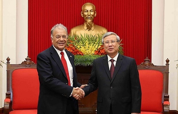 thuong truc ban bi thu tiep tong bi thu dang lao dong mexico