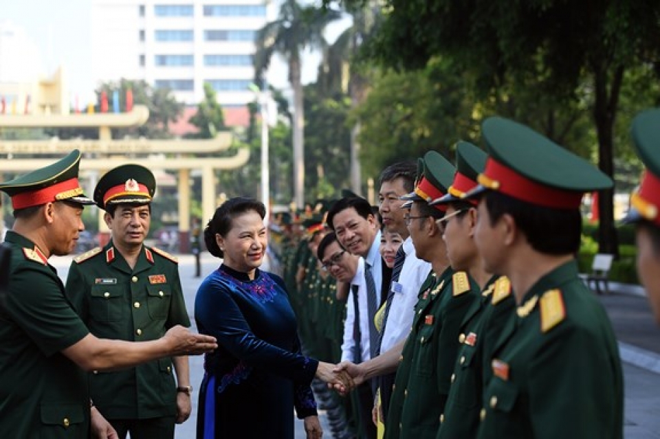 chu tich quoc hoi du le khai giang hoc vien quoc phong