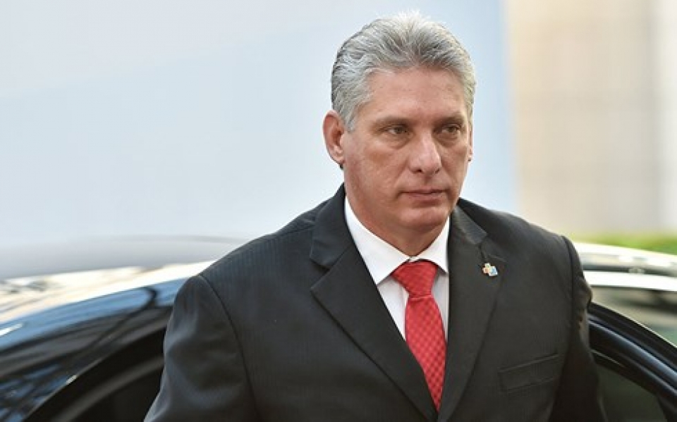 chu tich cuba miguel diaz canel lan dau tien toi my