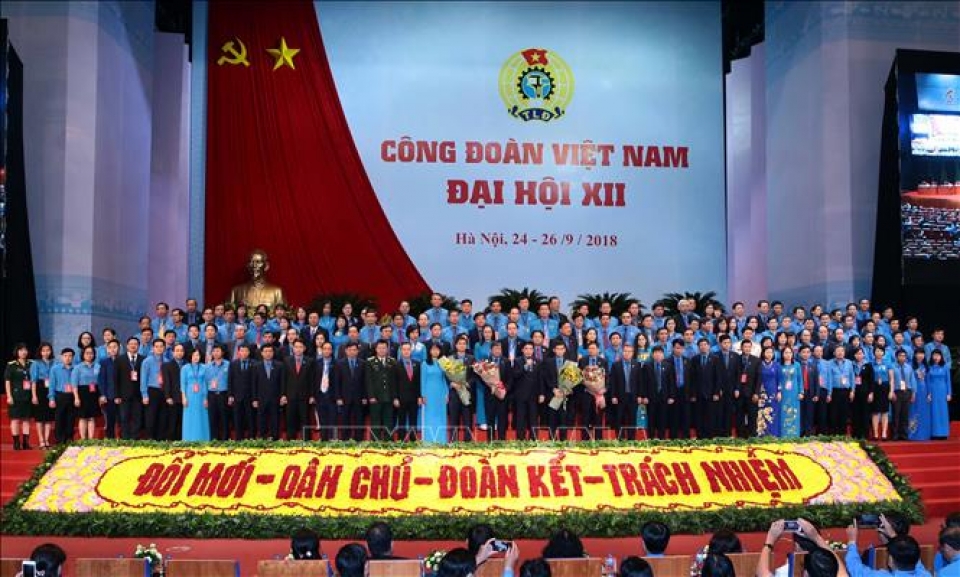 be mac dai hoi cong doan viet nam lan thu xii