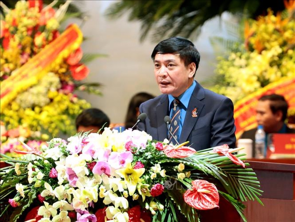 be mac dai hoi cong doan viet nam lan thu xii