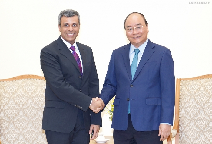 Thủ tướng Nguyễn Xuân Phúc tiếp Bộ trưởng Dầu mỏ kiêm Điện lực và Nước Kuwait thu tuong nguyen xuan phuc tiep bo truong dau mo kiem dien luc va nuoc kuwait