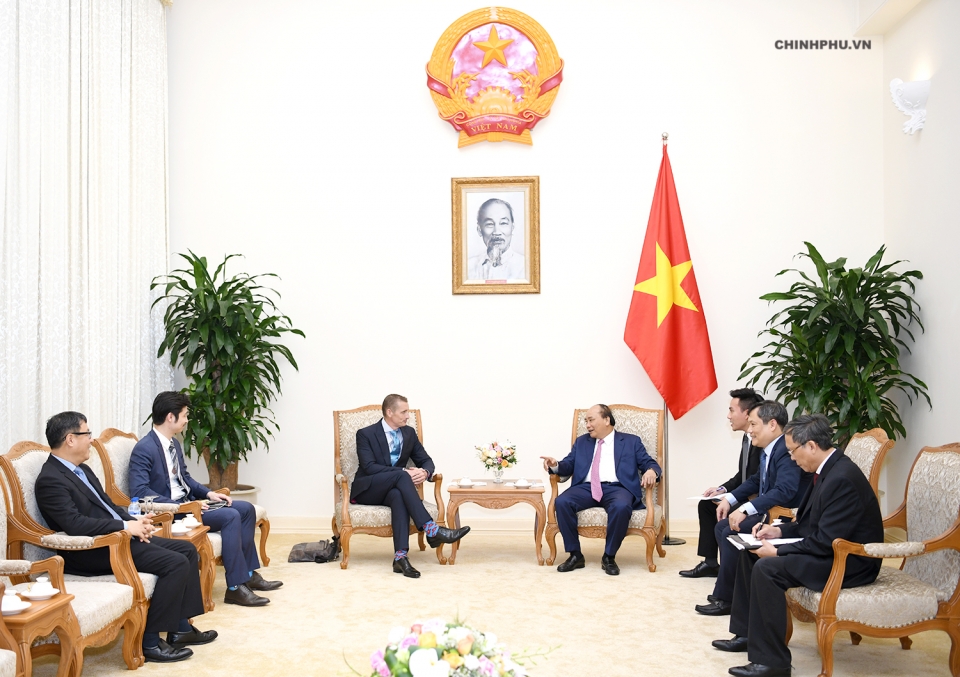 thu tuong tiep mot so doanh nghiep nuoc ngoai