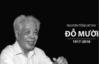 Lãnh đạo các nước, các đảng chia buồn nguyên Tổng Bí thư Đỗ Mười từ trần