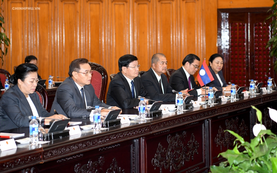 thu tuong nguyen xuan phuc tiep thu tuong chdcnd lao